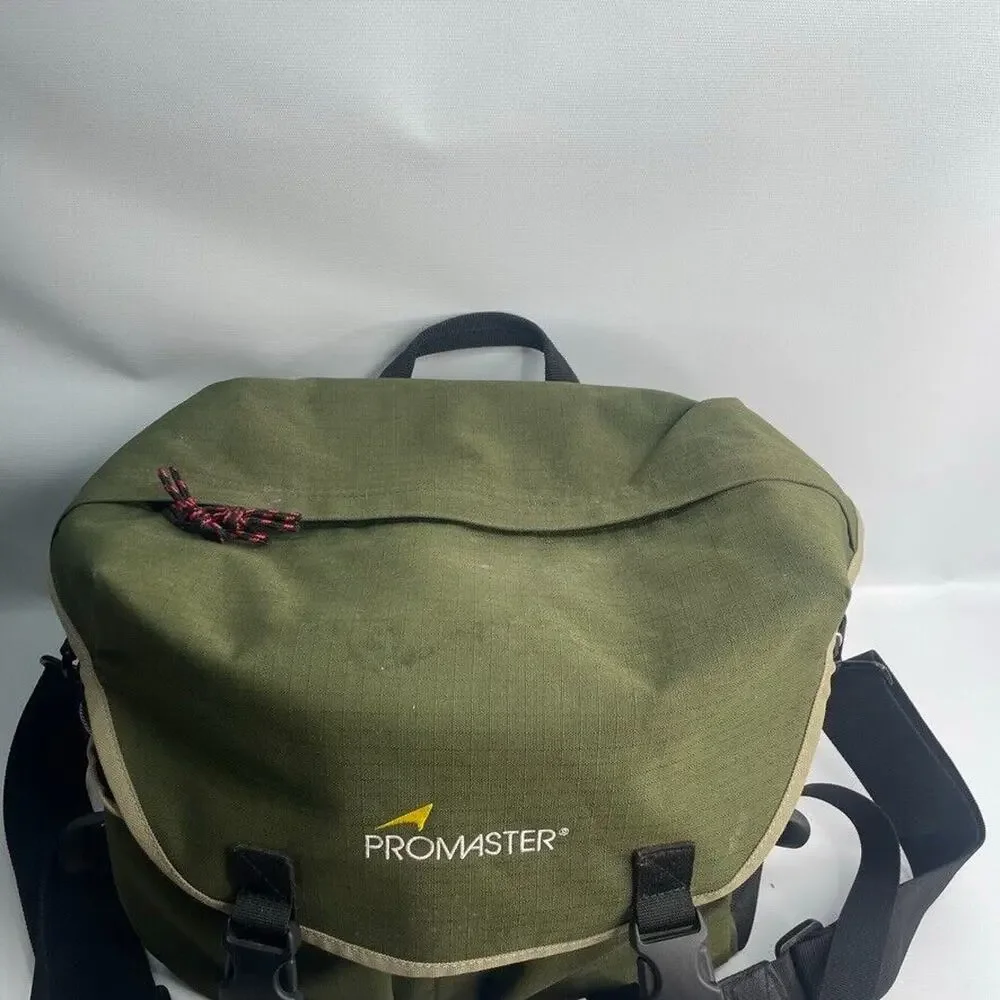 ProMaster Green Large Camera Camcorder Shoulder Bag Carry Case Soft Padded‎